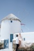 Mykonos luxury elopement - style shoot at Mykonos Riviera